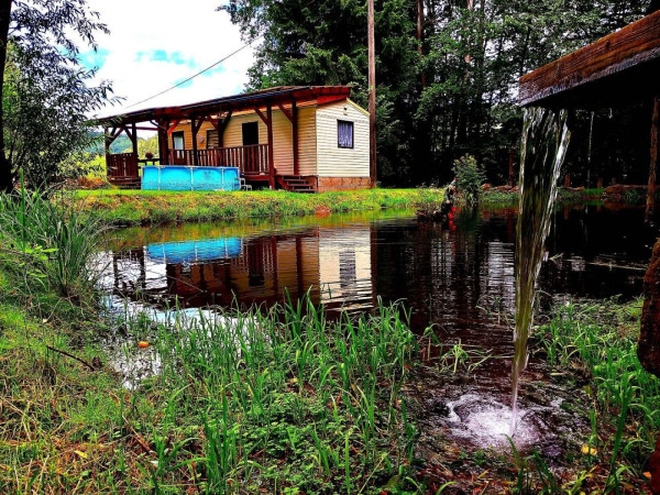 Chata Chata s bazénem u rybníčka